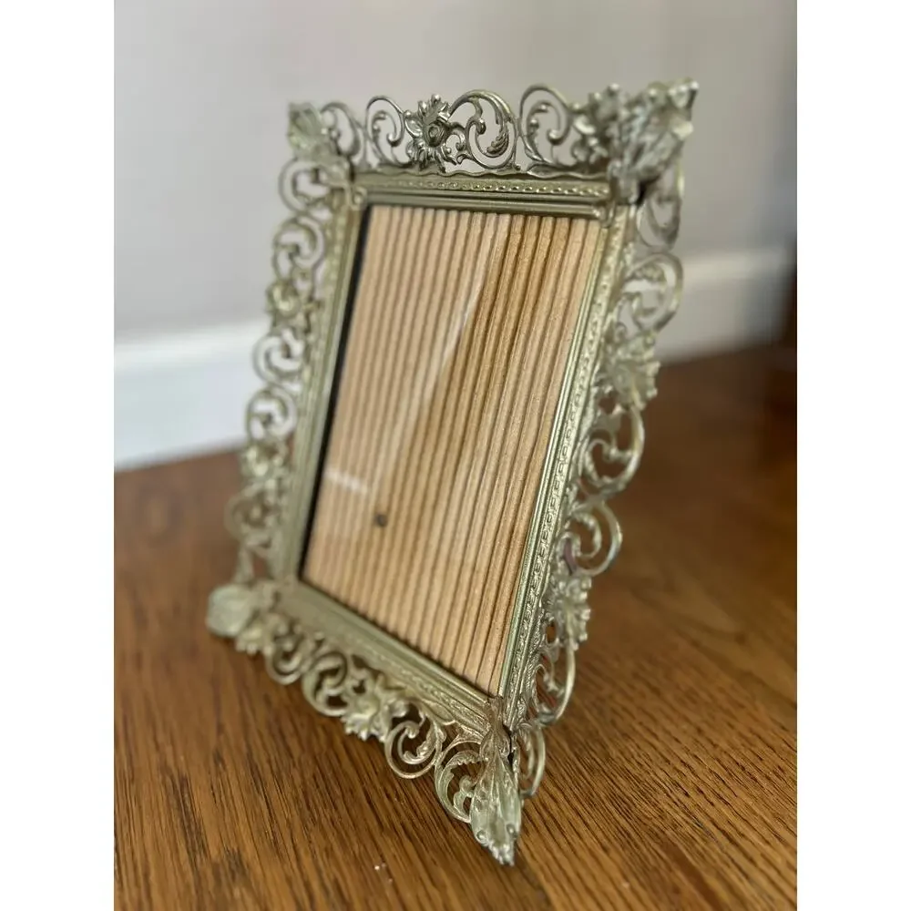 Vintage ornate metal